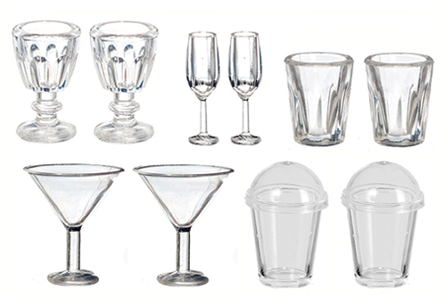 Glassware, Set of 10